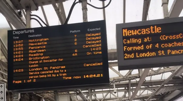 Train cancellations