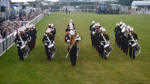 Band of Her Majesty's Royal Marines at the Royal Cornwall Show