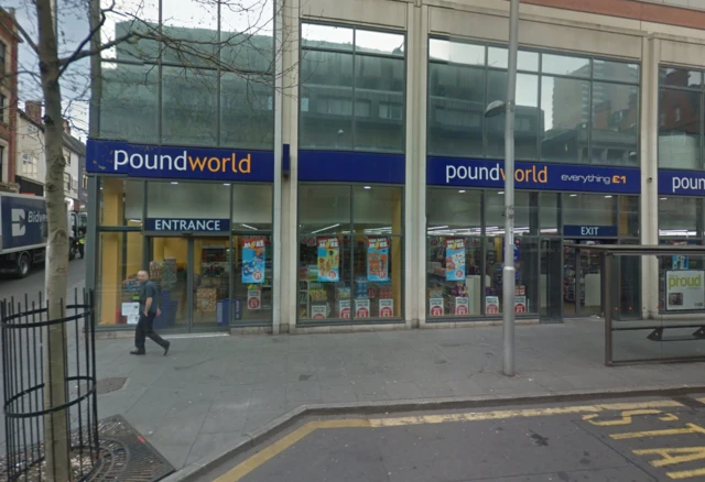 Poundworld in Nottingham