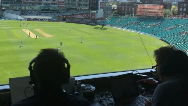 BBC commentary box