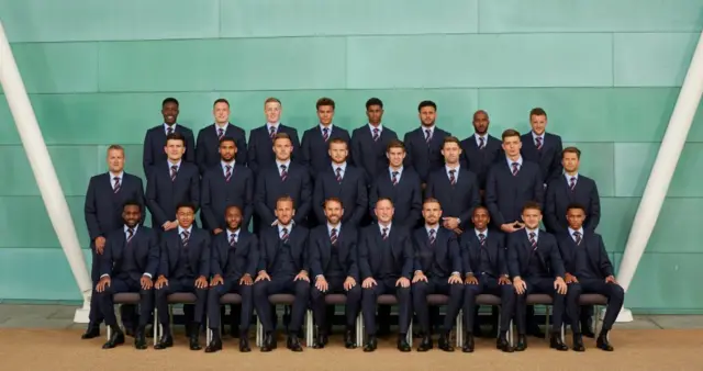 England's World Cup squad