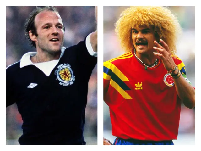 Scotland 1978 and Colombia 1990