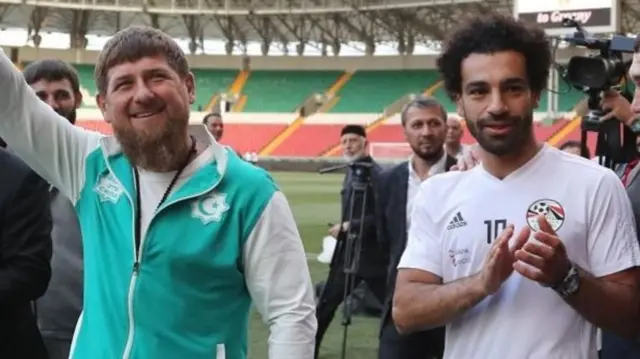 Mohamed Salah's picture with Chechnyan leader Ramzan Kadyrov is a photo described by Amnesty International as "pure sportswashing"