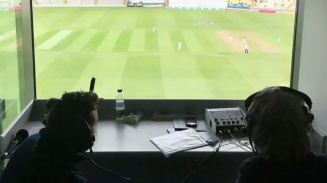 BBC commentary box