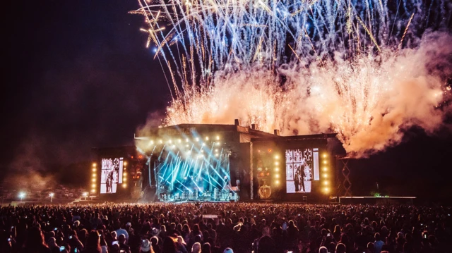 Ozzy Osbourne performing at Download