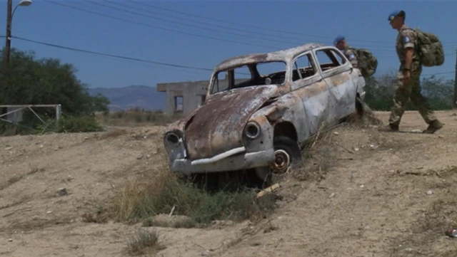 Abandoned car in Cyprus