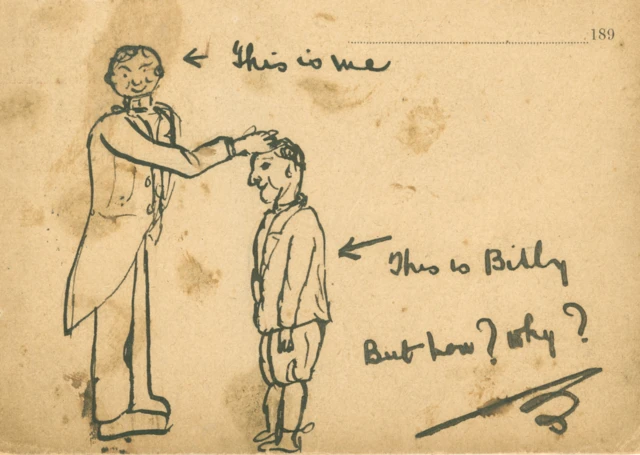 Sketch by DH Lawrence's brother