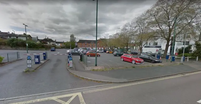 Newfoundland Way car park in Newton Abbot