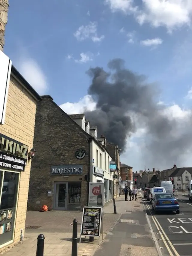 Fire in Witney