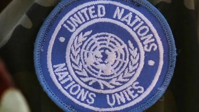 UN badge