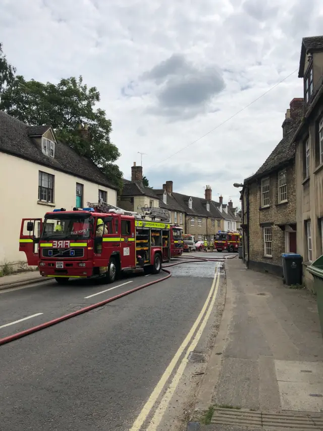 Fire engines in Witney