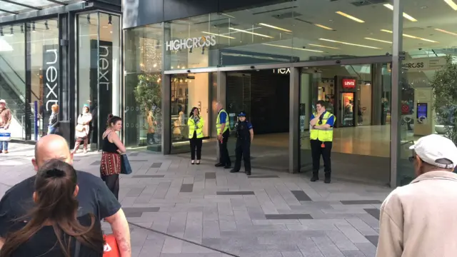 Evacuation of Highcross