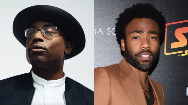 Alex Ffrench (l) and Childish Gambino