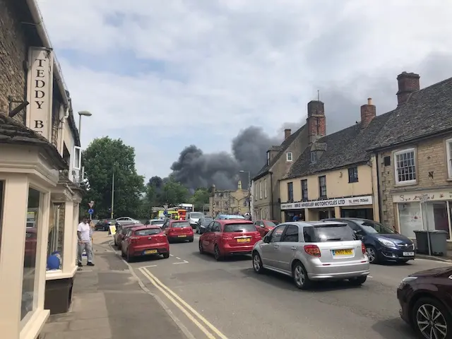 Fire in Witney