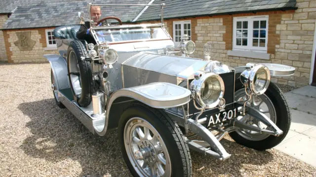 Andrew Marr in the Silver Ghost