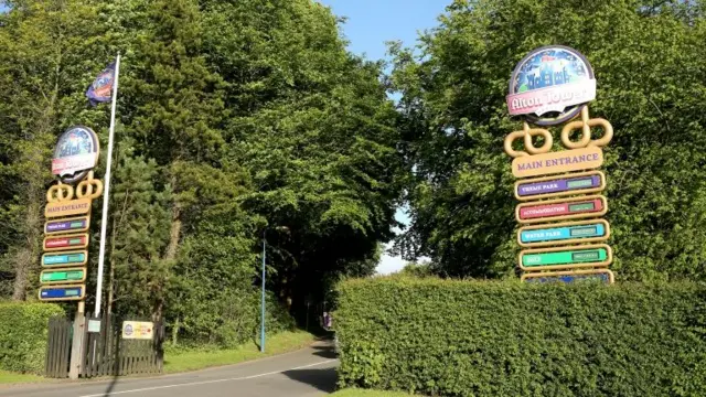 Alton Towers entrance