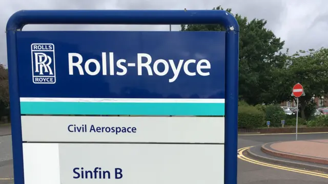 Rolls-Royce sign