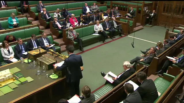 Steve Baker answering questions in the Commons