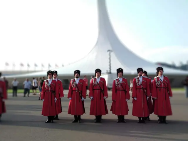 Military band marchers