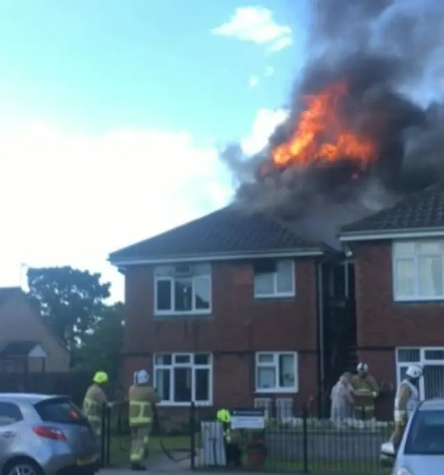 Haxby fire