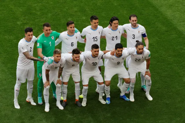 Uruguay players