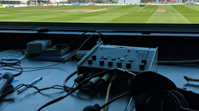 BBC commentary box