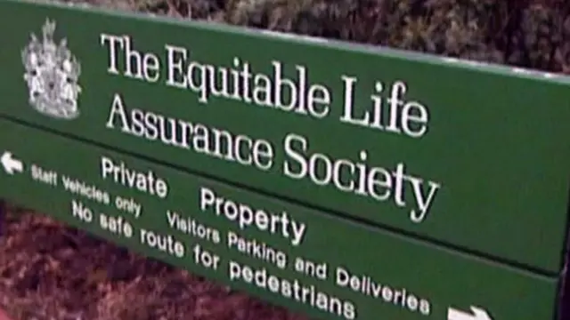 Equitable Life sign