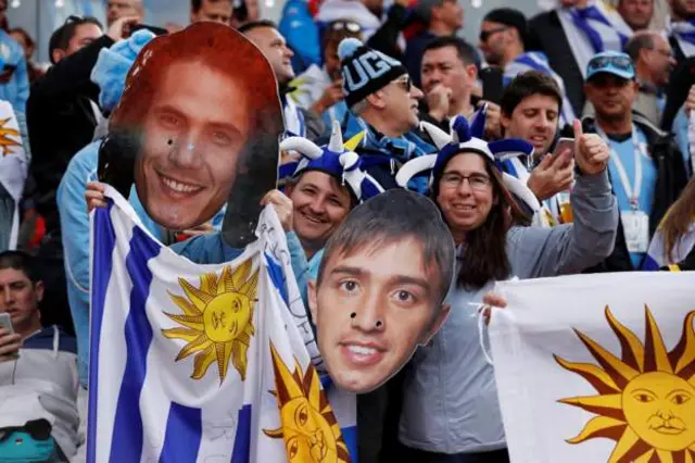 Uruguay fans