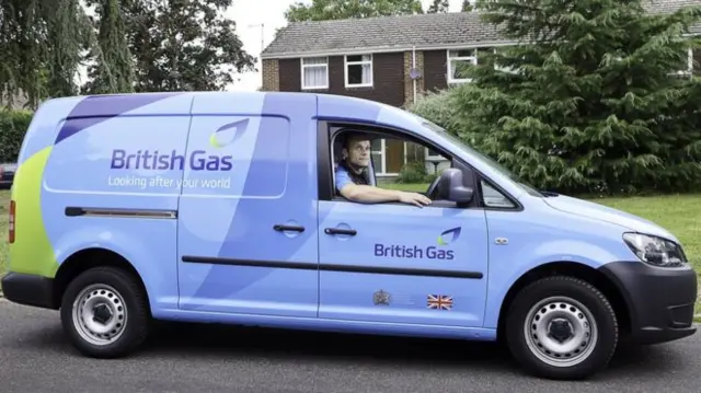 British Gas van