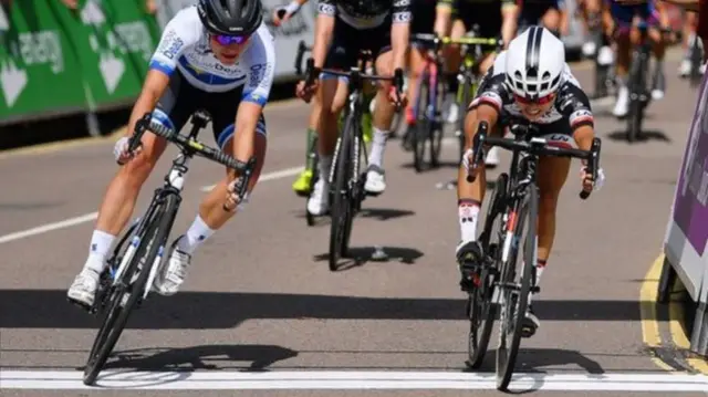 Finish of Women's Tour