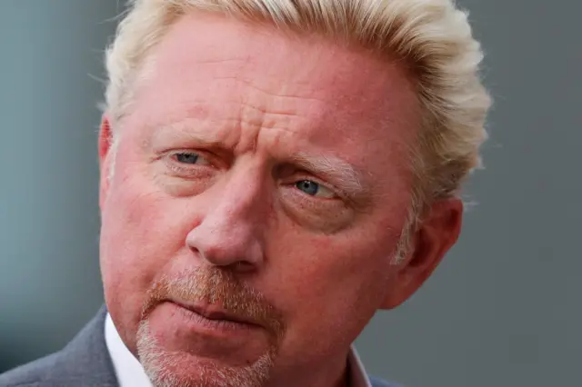 Former tennis star Boris Becker