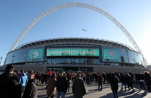 EFL Cup final at Wembley