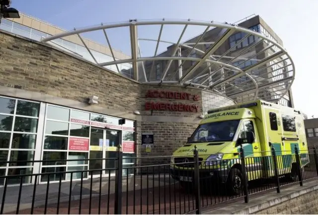 Ambulance at A&E