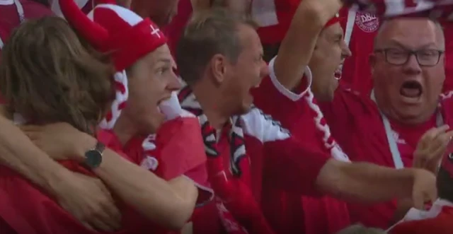 Denmark fans