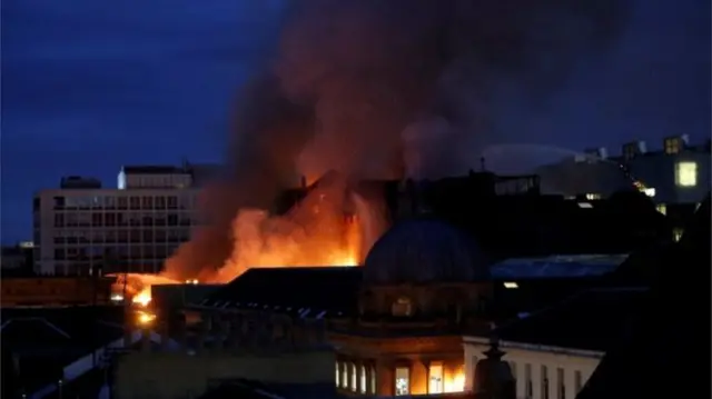 Fire at Glasgow Art School