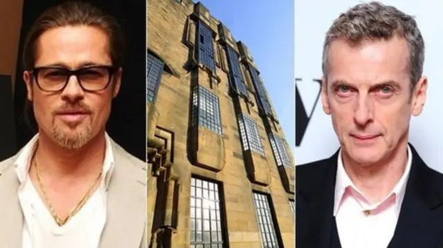 Brad Pitt, Art School and Peter Capaldi