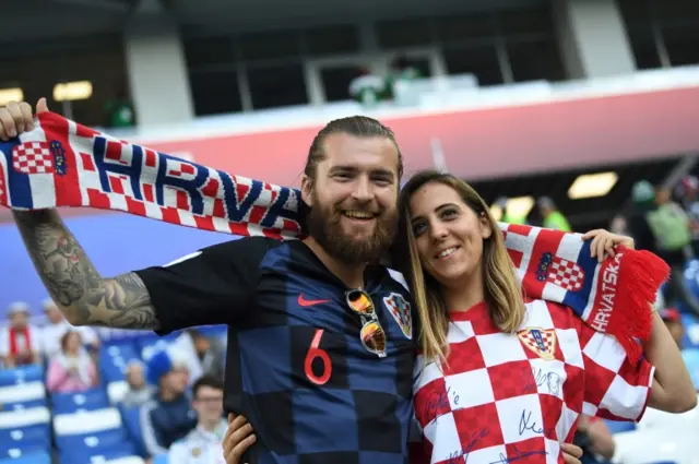 Croatia fans