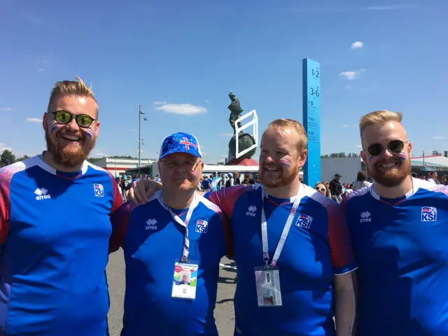 Iceland fans