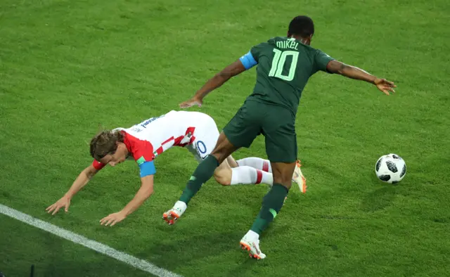 Jon Obi Mikel and Luka Modric