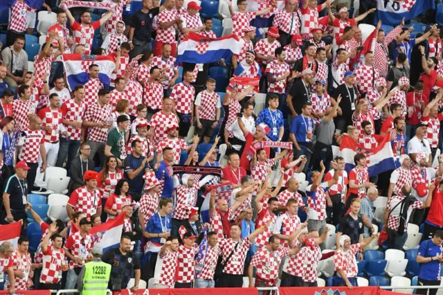 Croatia fans