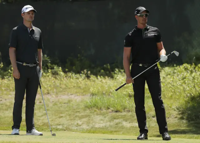 Justin Rose and Henrik Stenson