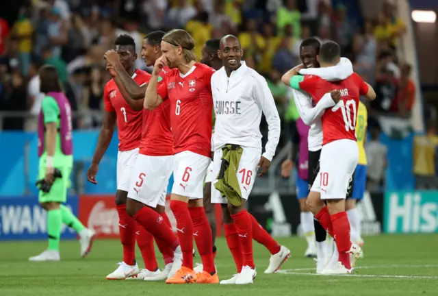 Switzerland celebrate