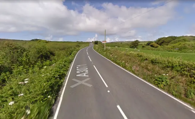 A3071 between St Just and Penzance