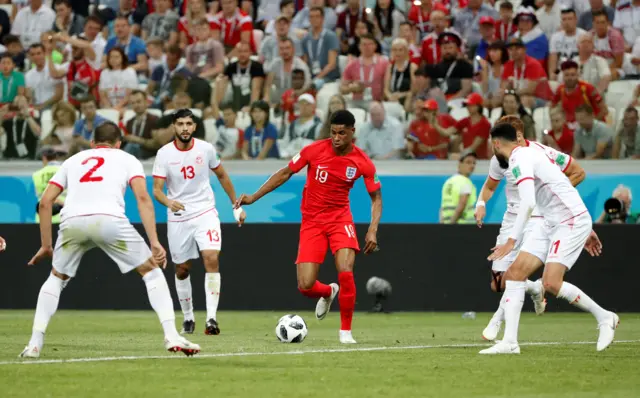 Tunisia 1-1 England