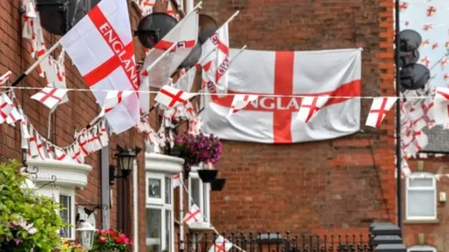 England flags