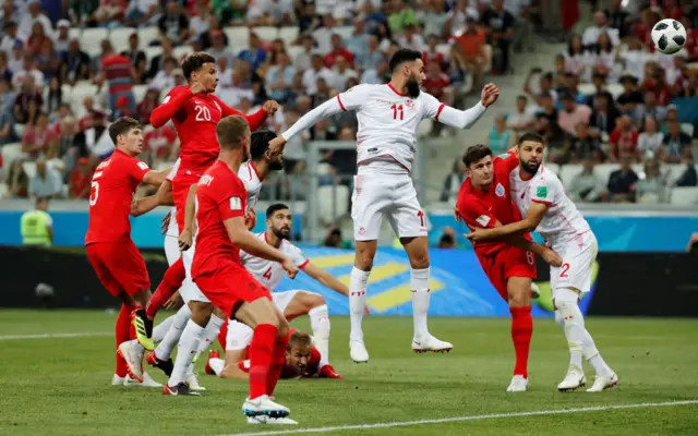 Tunisia 1-1 England