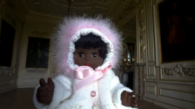 Black doll from the exhibition