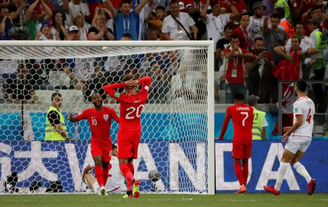 Tunisia 1-1 England