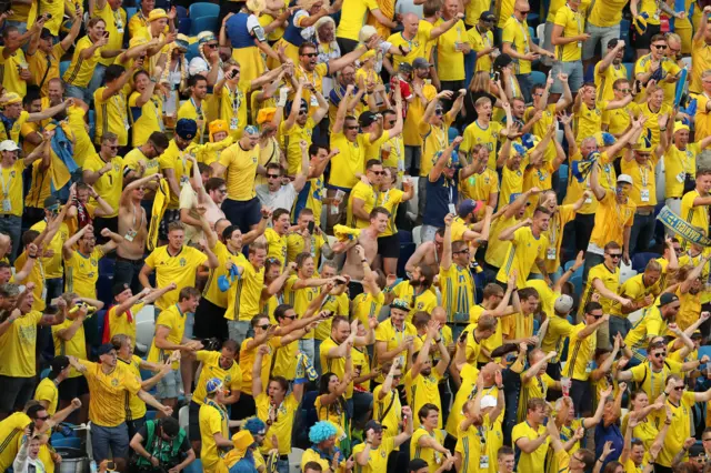 Sweden fans