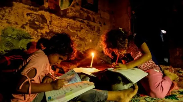 Powercuts in Gaza